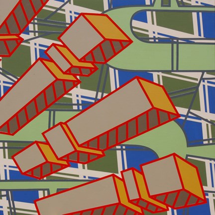 Framed Lines Project 78 Print