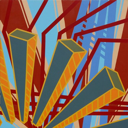 Framed Lines Project 62 Print