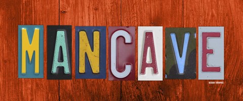 Framed Man Cave Print