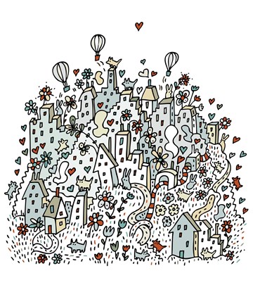 Framed Flower City Print