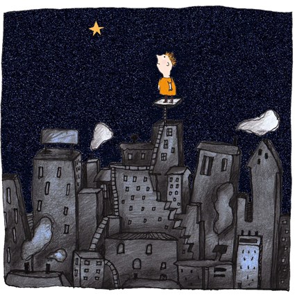 Framed Stargazing Print