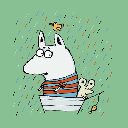 Framed Lost At Sea Print