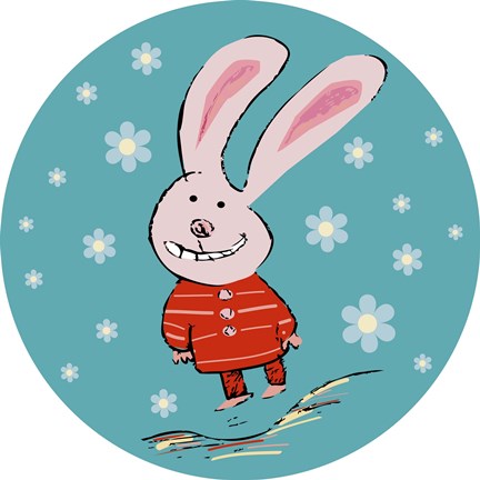 Framed Baby Bunny Print