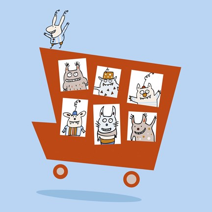 Framed Monster Truck Print