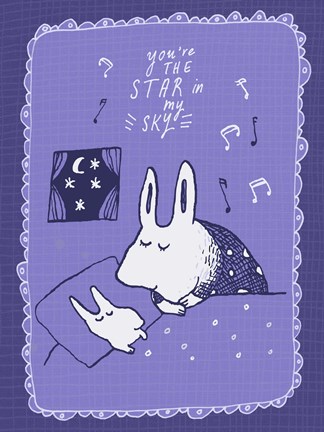 Framed Star In My Sky Print