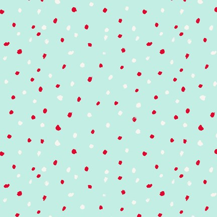 Framed Sleepy Time Dot Pattern Print