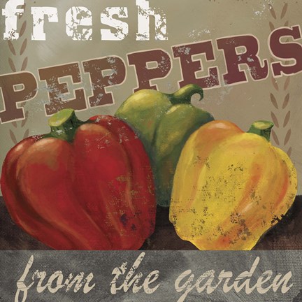 Framed Farm Fresh V Print