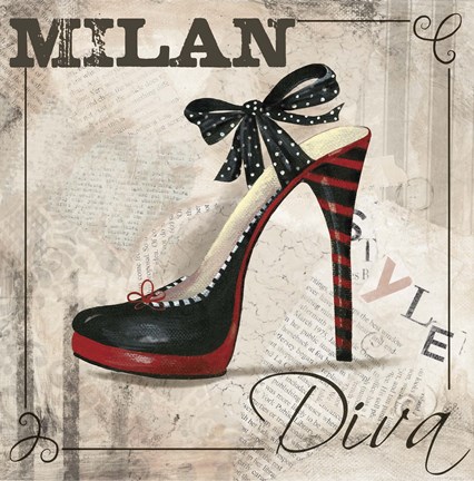 Framed Milan Style Print