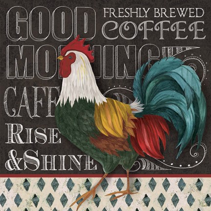 Framed Good Morning Print