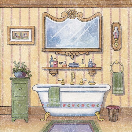 Framed In The Bath I Print