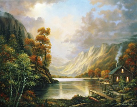 Framed Fall Serene Print