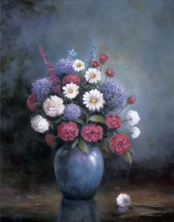 Framed Floral A Print