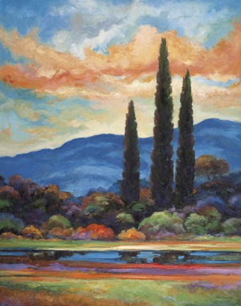 Framed Heart Of Provence Print