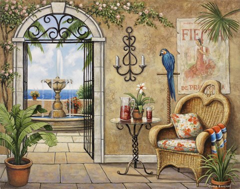 Framed Fiesta II Print