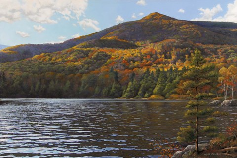 Framed Equinox Pond II Print