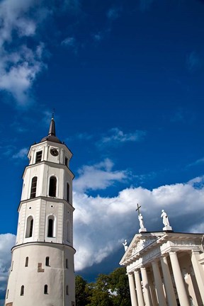 Framed Arch-Cathedral Basilica, Vilnius, Lithuania II Print