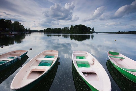 Framed Lake Galve, Trakai Historical National Park, Lithuania I Print