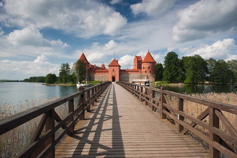 Framed Lithuania, Trakai Historical NP, Island Castle Print