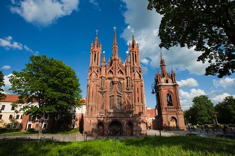 Framed St Anne and Bernardine Churche, Vilnius, Lithuania Print