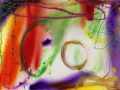 Framed Wind Chimes V Print