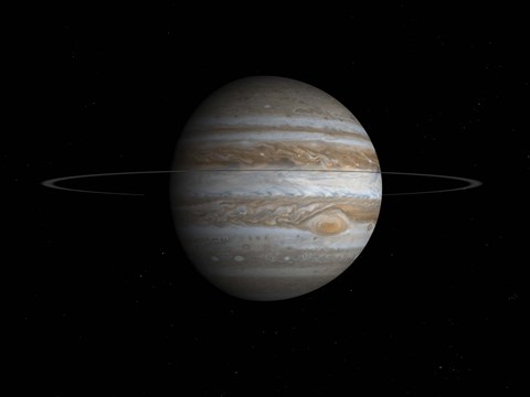 Framed Artist's Concept of the Planet Jupiter Print