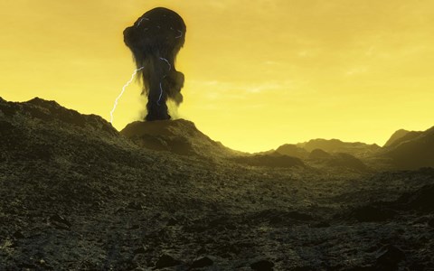 Framed Surface of Venus Print