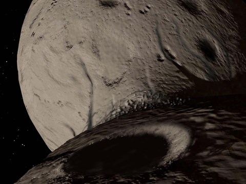 Framed Trojan Asteroid Hektor Print