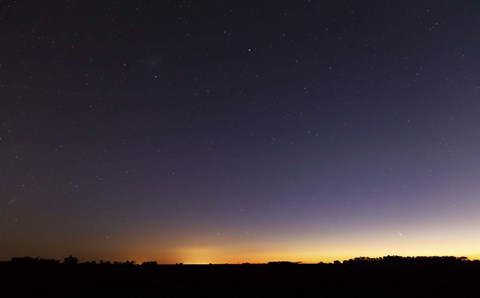 Framed Comet Panstarrs IV Print