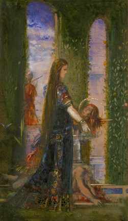 Framed Salome In the Garden, 1878 Print