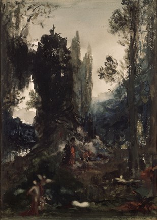 Framed Chimeras (Les Chimeres) Print