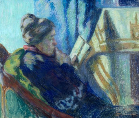 Framed Reading Print