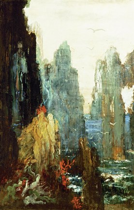 Framed Sirens, 1890 Print