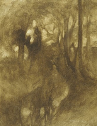 Framed In The Woods Print