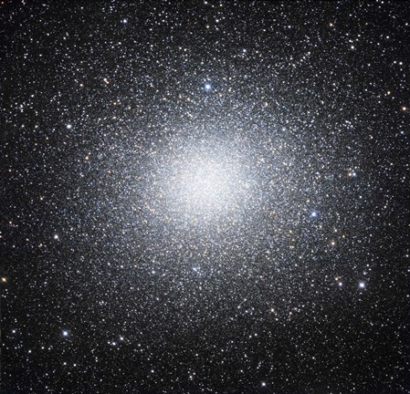 Framed Omega Centauri or NGC 5139 is a globular cluster of stars seen in the Constellation of Centaurus Print