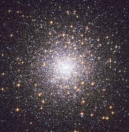 Framed Messier 15, globular cluster in the Constellation Pegasus Print