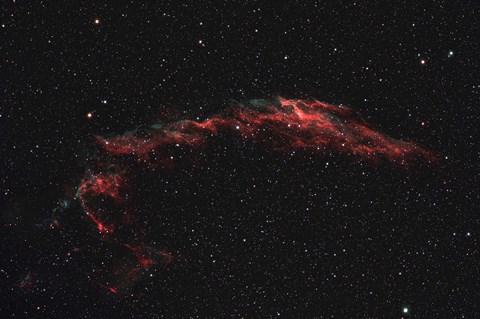 Framed NGC 6992, The Eastern Veil Nebula Print