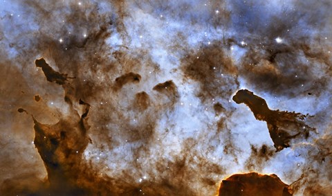 Framed Carina Nebula Star-Forming Pillars Print