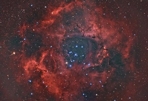 Framed Rosette Nebula I Print