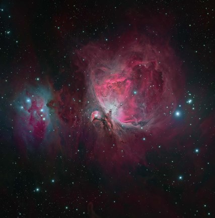 Framed Messier 42, the Orion Nebula I Print