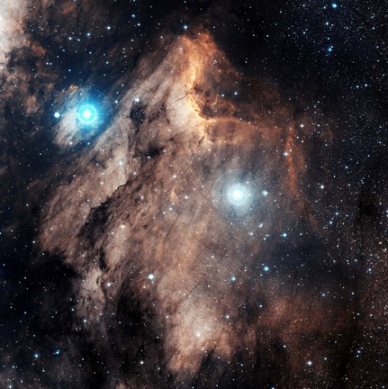 Framed Pelican Nebula III Print