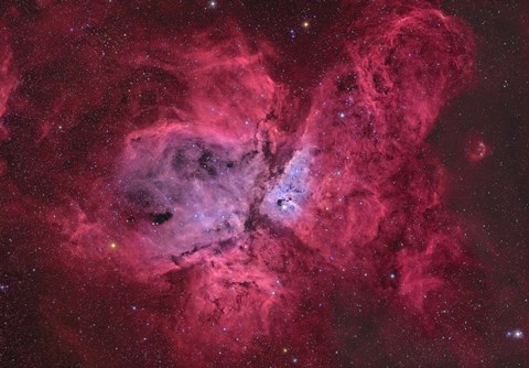 Framed NGC 3372, The Eta Carinae Nebula III Print