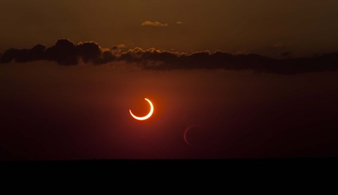 Framed Annular Solar Eclipse Print