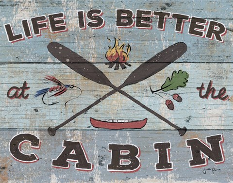 Framed Cabin Fever I Print