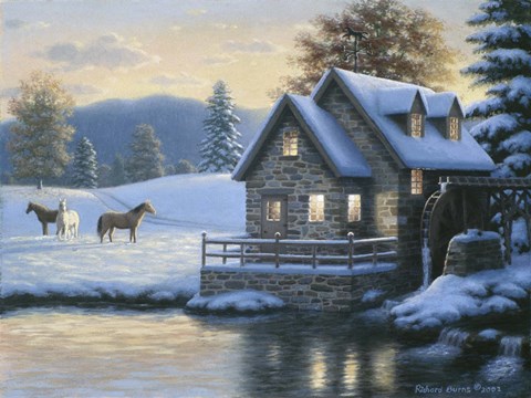 Framed Change Of Season (Mill) Print