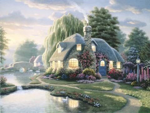 Framed Poore&#39;s Pond Print