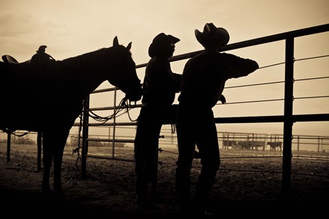 Framed Shooing the Breeze Print
