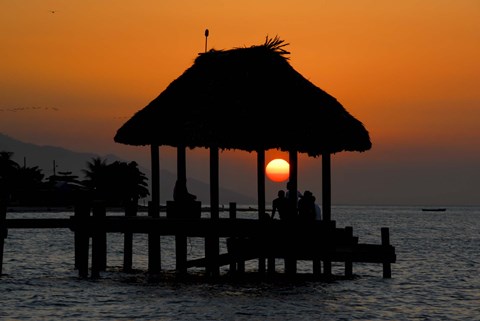 Framed Island Sun Print