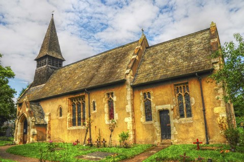 Framed Church 2 Print