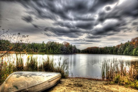 Framed Storm Lake Print