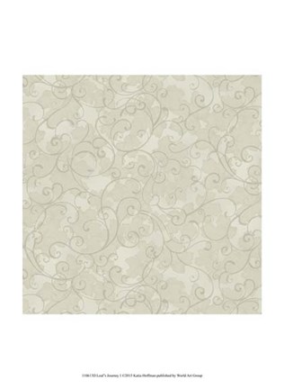 Framed Leaf&#39;s Journey I Print